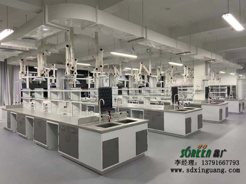 山東全鋼實驗臺，鋼木邊臺試驗臺，化驗室操作臺定制